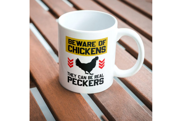 Beware of Chickens Graphics for Local Business Branding